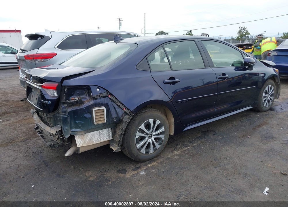 2021 TOYOTA COROLLA HYBRID LE VIN: JTDEAMDE8MJ007665