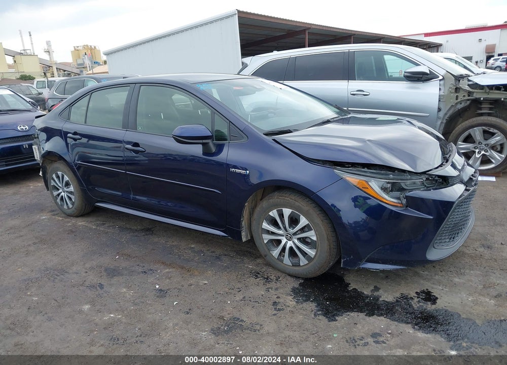 2021 TOYOTA COROLLA HYBRID LE VIN: JTDEAMDE8MJ007665