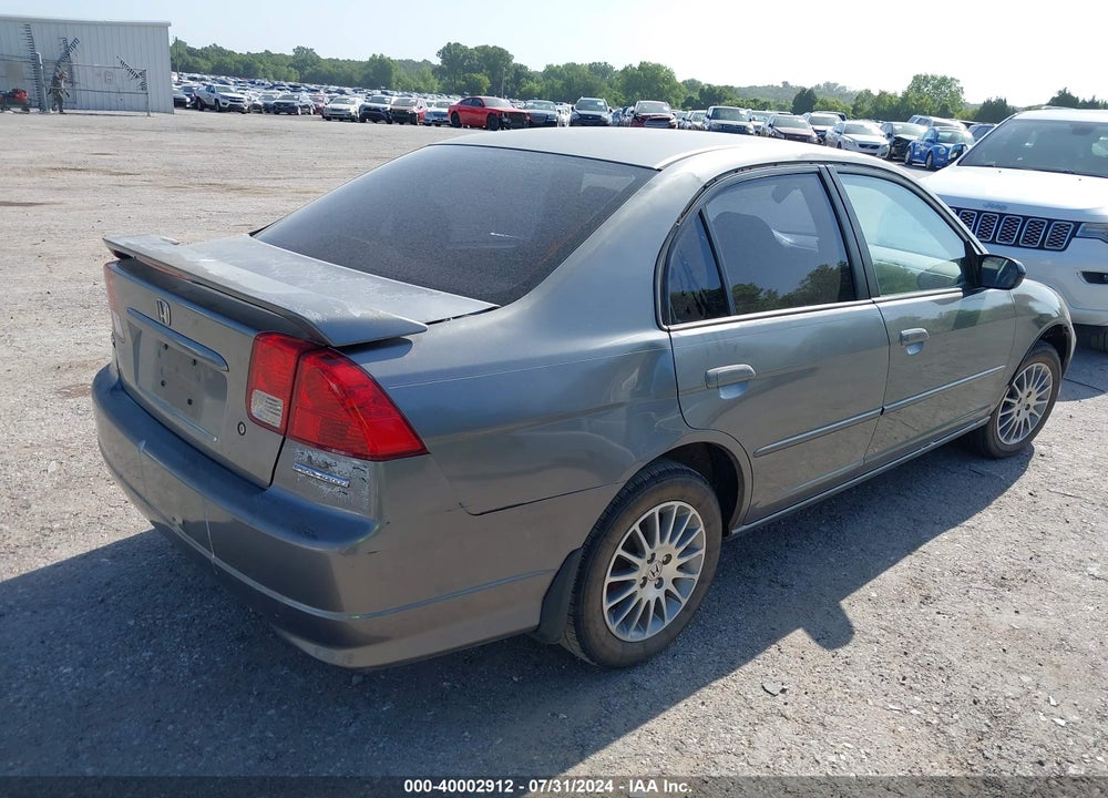 2005 HONDA CIVIC LX VIN: 2HGES15545H605833