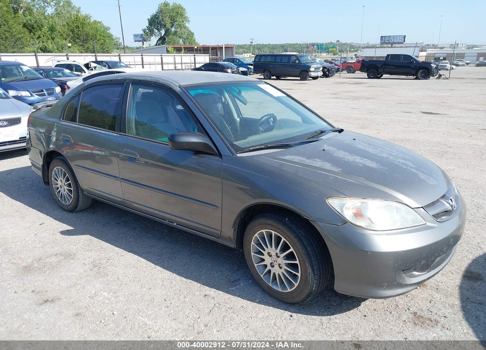 2005 HONDA CIVIC LX VIN: 2HGES15545H605833