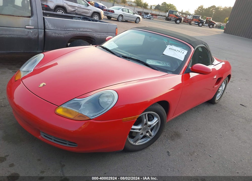 1998 PORSCHE BOXSTER VIN: WP0CA2985WU624022