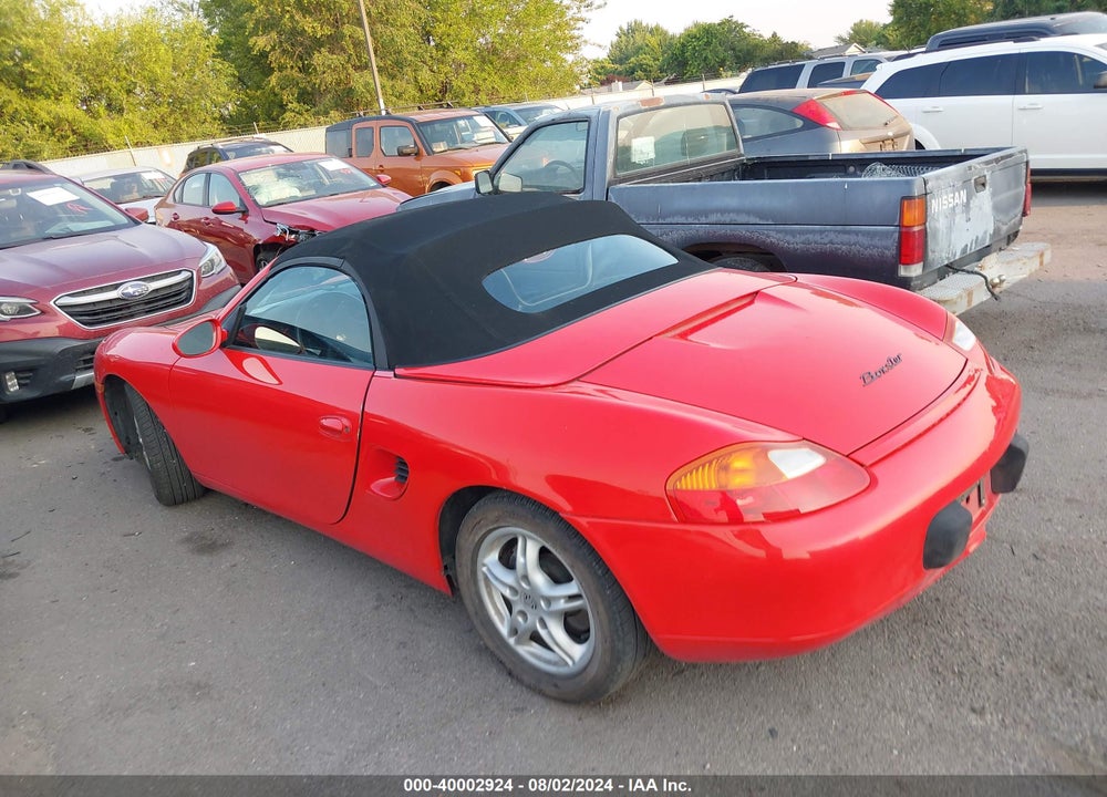 1998 PORSCHE BOXSTER VIN: WP0CA2985WU624022