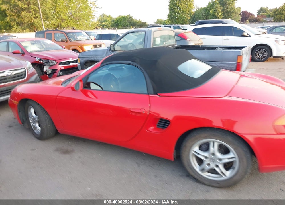 1998 PORSCHE BOXSTER VIN: WP0CA2985WU624022