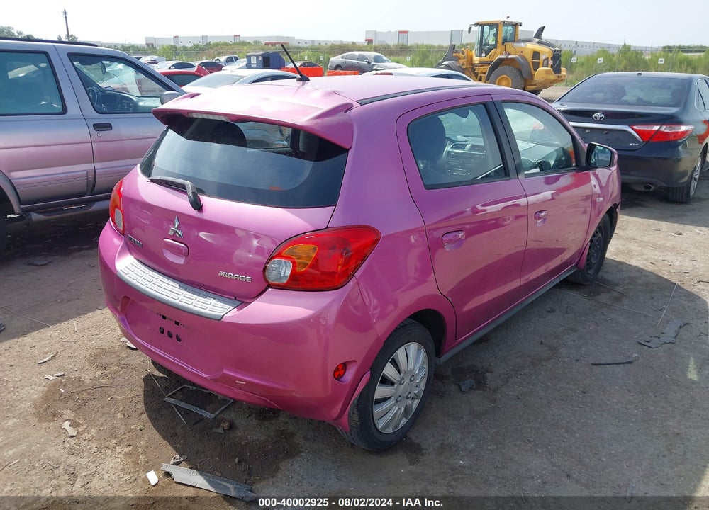 2015 MITSUBISHI MIRAGE DE VIN: ML32A3HJ3FH051218
