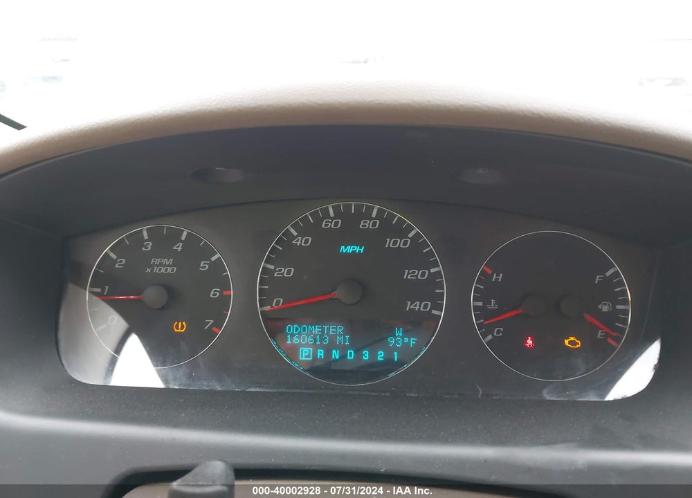 2007 CHEVROLET IMPALA LTZ VIN: 2G1WU58R779389565