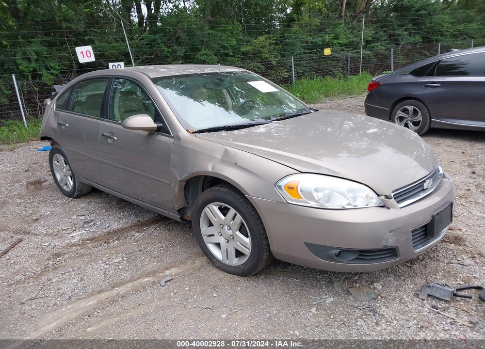 2007 CHEVROLET IMPALA LTZ VIN: 2G1WU58R779389565