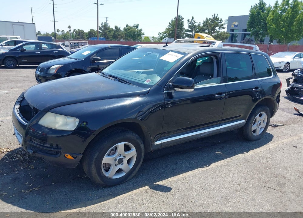 2004 VOLKSWAGEN TOUAREG V8 VIN: WVGCM77L54D051434