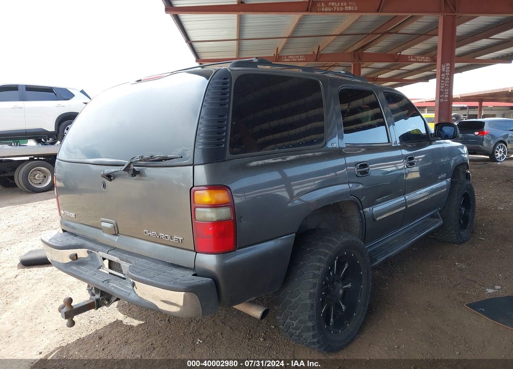 2001 CHEVROLET TAHOE LT VIN: 1GNEK13T61J108766