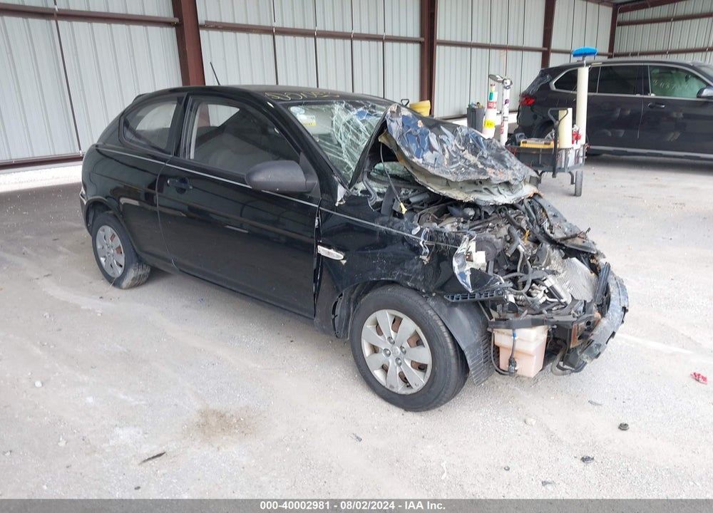 2009 HYUNDAI ACCENT GS VIN: KMHCM36C09U118099