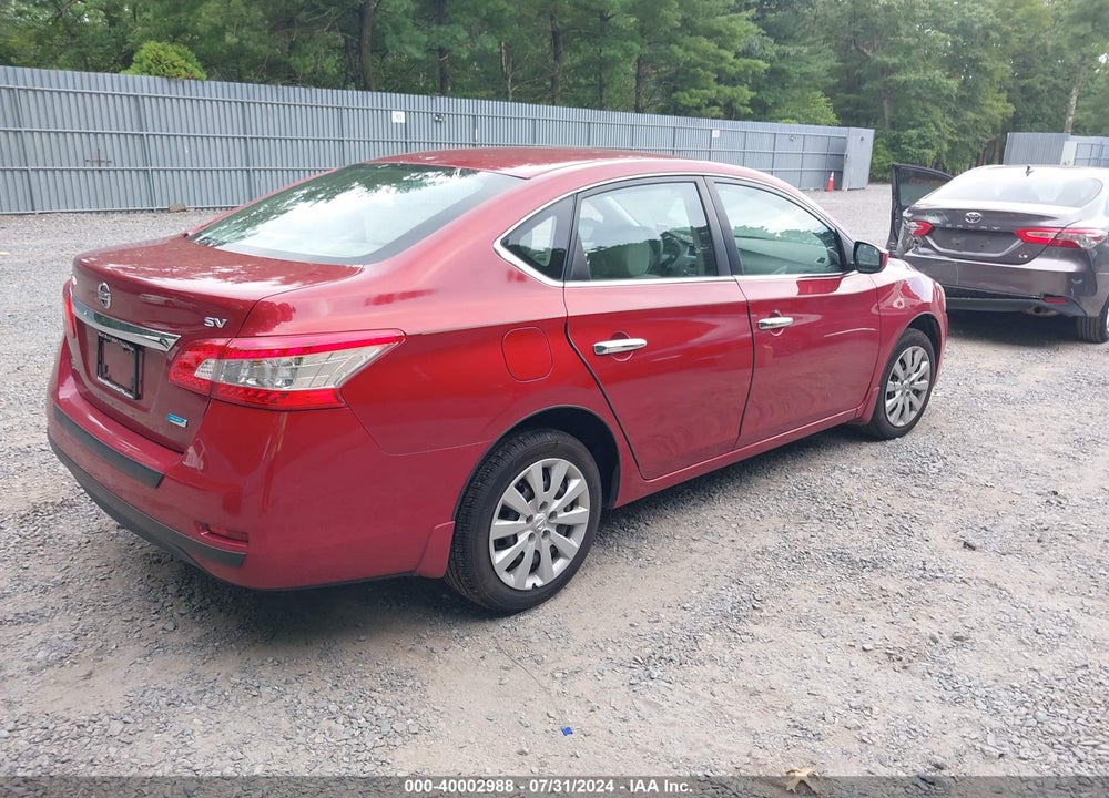 2014 NISSAN SENTRA SV VIN: 3N1AB7AP0EY293594