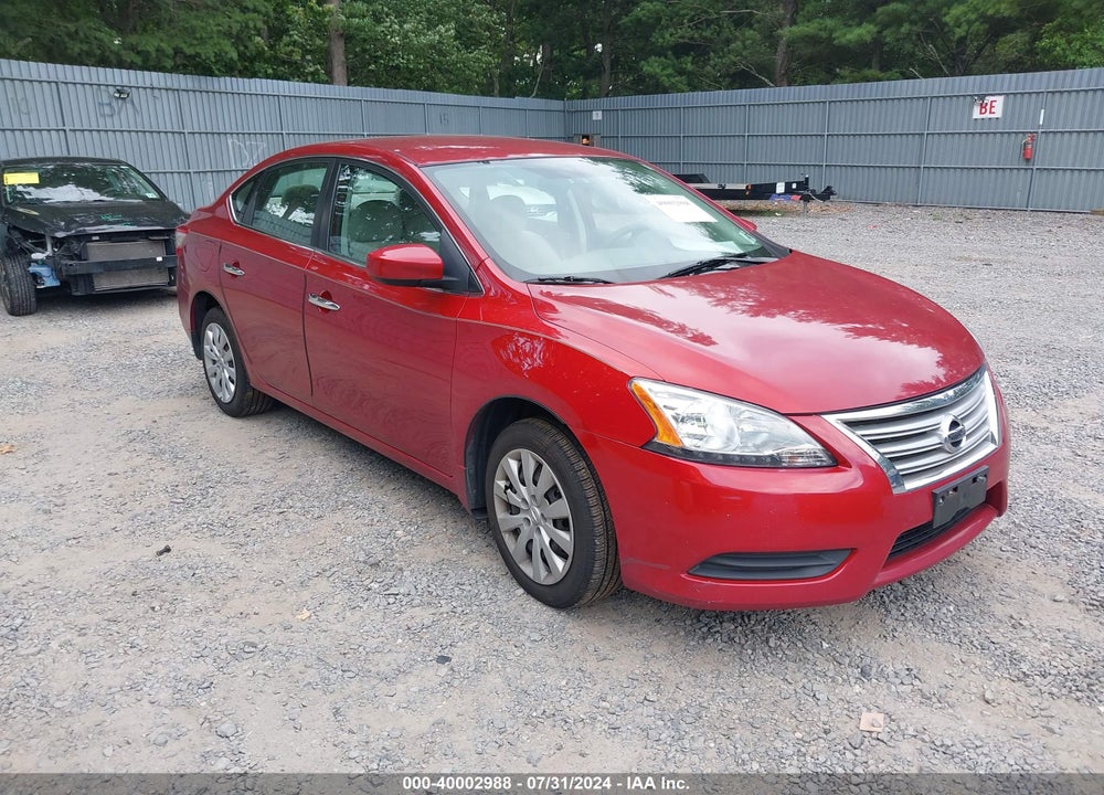 2014 NISSAN SENTRA SV VIN: 3N1AB7AP0EY293594