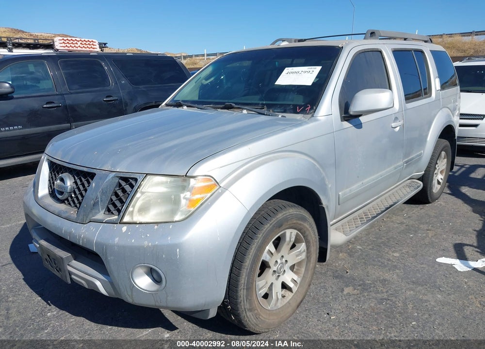 2008 NISSAN PATHFINDER LE VIN: 5N1AR18B48C633015