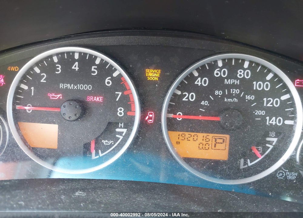 2008 NISSAN PATHFINDER LE VIN: 5N1AR18B48C633015