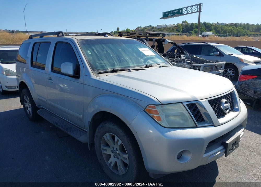 2008 NISSAN PATHFINDER LE VIN: 5N1AR18B48C633015