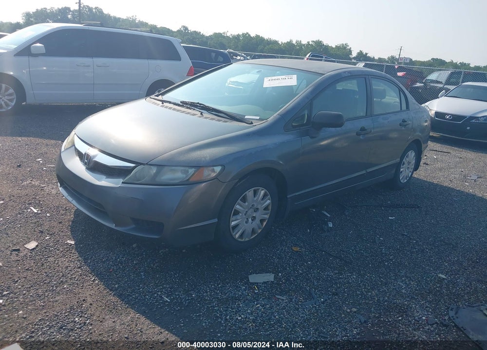 2010 HONDA CIVIC VP VIN: 2HGFA1F34AH512874
