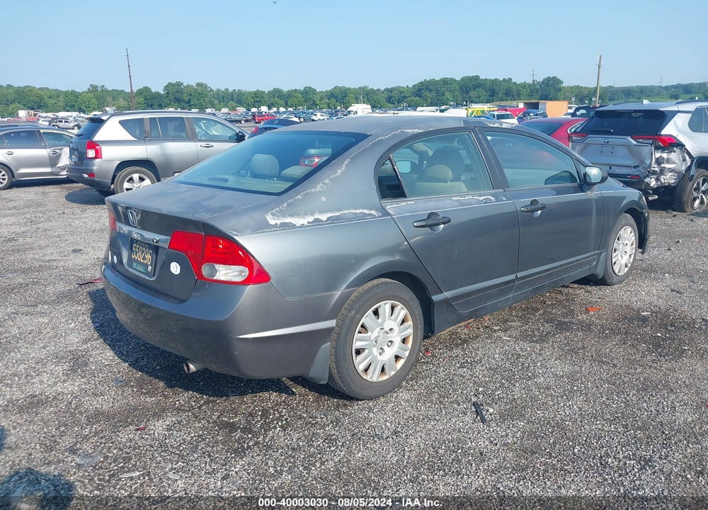 2010 HONDA CIVIC VP VIN: 2HGFA1F34AH512874
