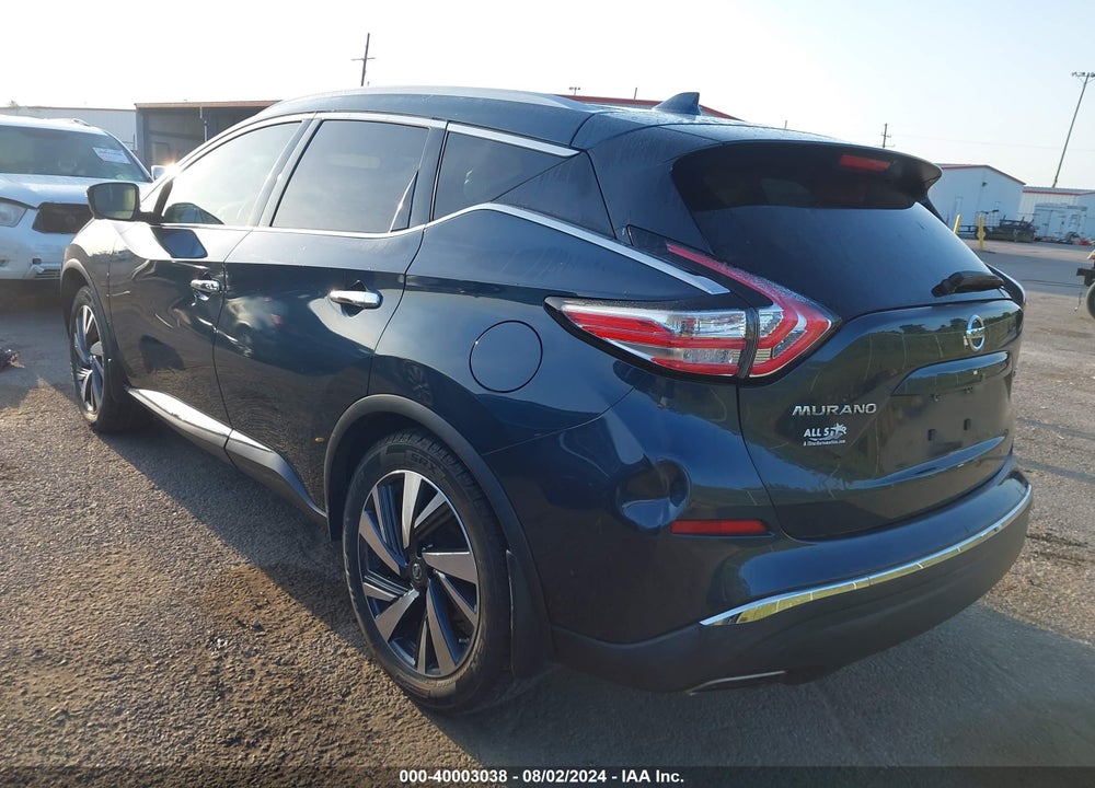 2016 NISSAN MURANO PLATINUM VIN: 5N1AZ2MG4GN169671