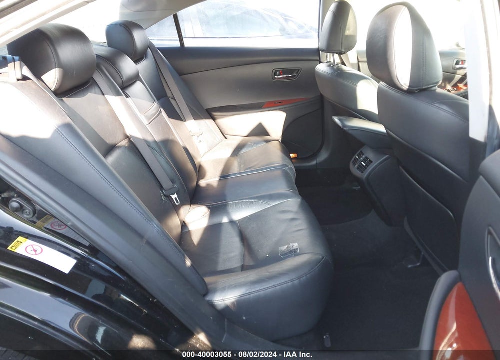 2007 LEXUS ES 350 VIN: JTHBJ46G272122289