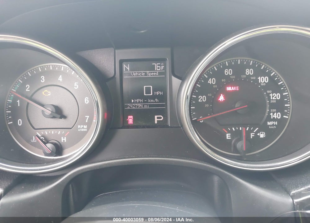 2013 JEEP GRAND CHEROKEE VIN: 1C4RJEAG7DC573947