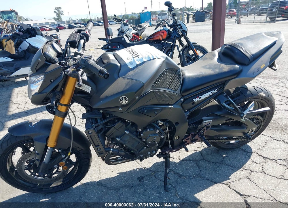 2012 YAMAHA FZ8 NC VIN: JYARN27Y6CA000398