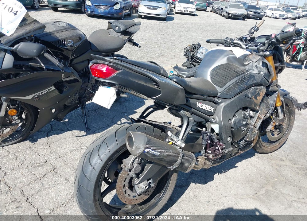 2012 YAMAHA FZ8 NC VIN: JYARN27Y6CA000398