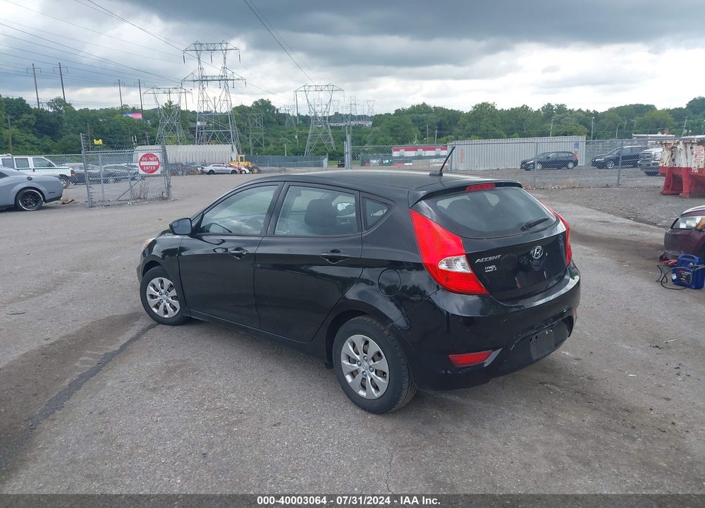 2015 HYUNDAI ACCENT GS VIN: KMHCT5AE9FU206104