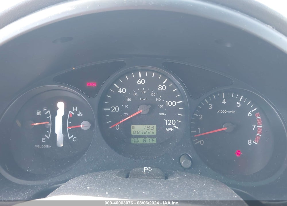 2003 SUBARU FORESTER X VIN: JF1SG636X3H709196