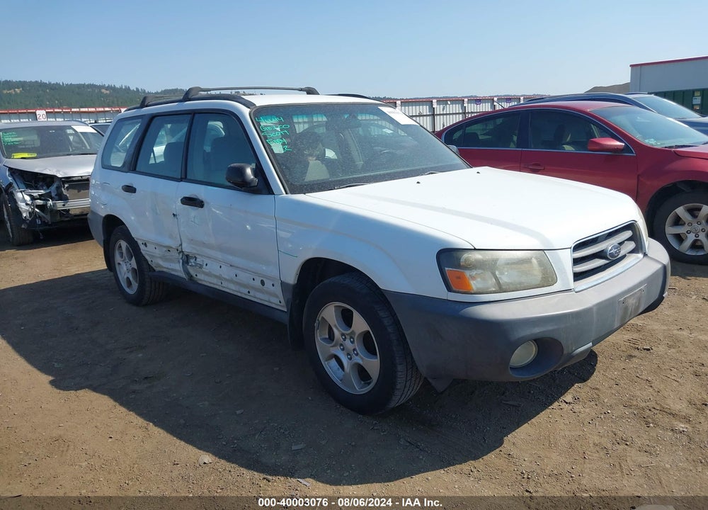 2003 SUBARU FORESTER X VIN: JF1SG636X3H709196