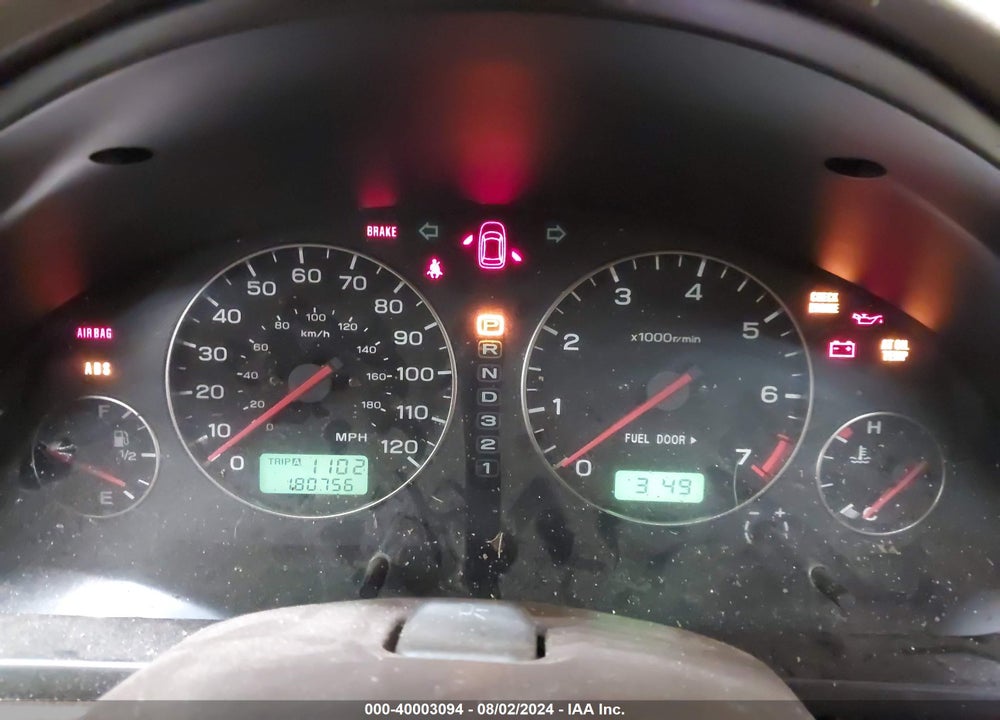 2004 SUBARU OUTBACK H6-3.0 L.L. BEAN EDITION VIN: 4S3BH806547638892