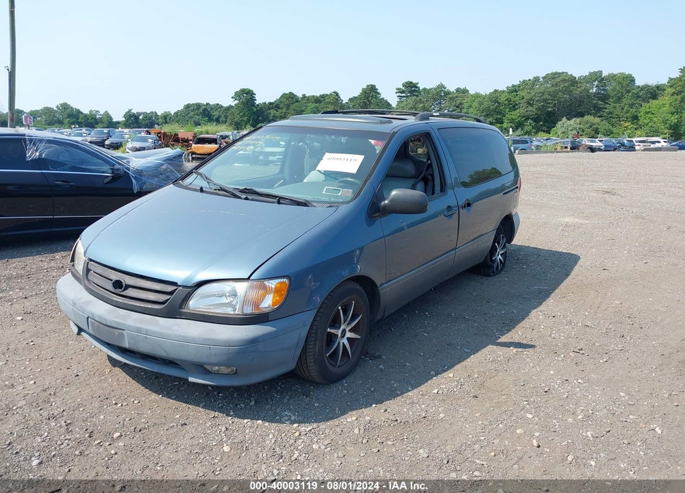 2002 TOYOTA SIENNA VIN: 4T3ZF13C62U505363
