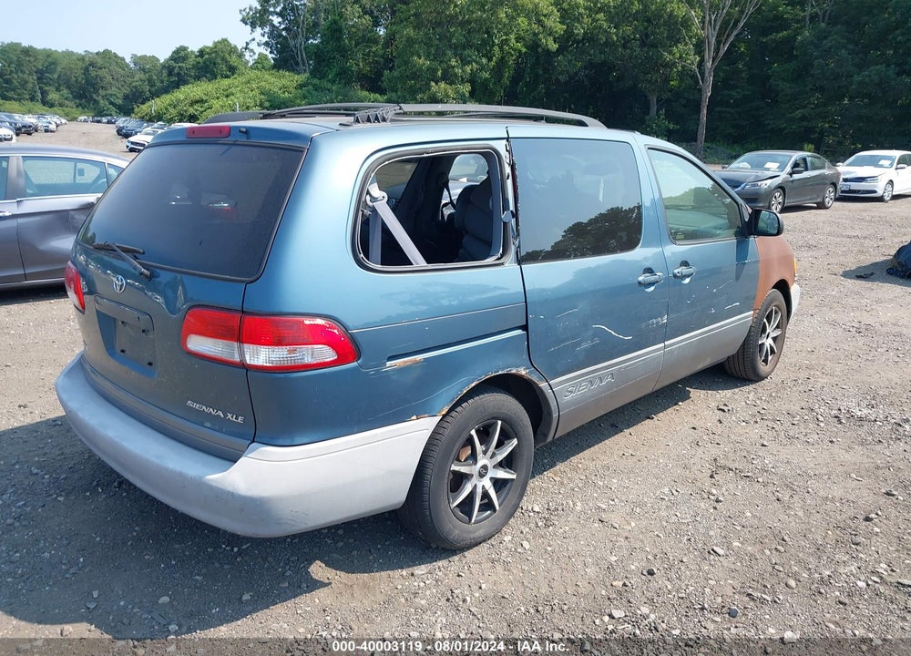 2002 TOYOTA SIENNA VIN: 4T3ZF13C62U505363