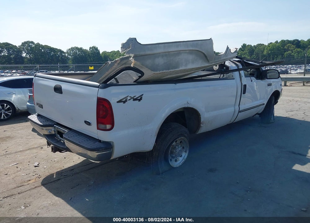 2000 FORD F-250 VIN: 1FTNF21L5YEC53788
