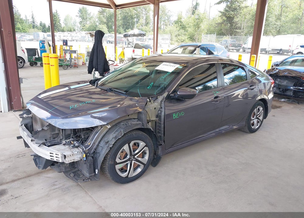 2017 HONDA CIVIC LX VIN: 2HGFC2F53HH512375