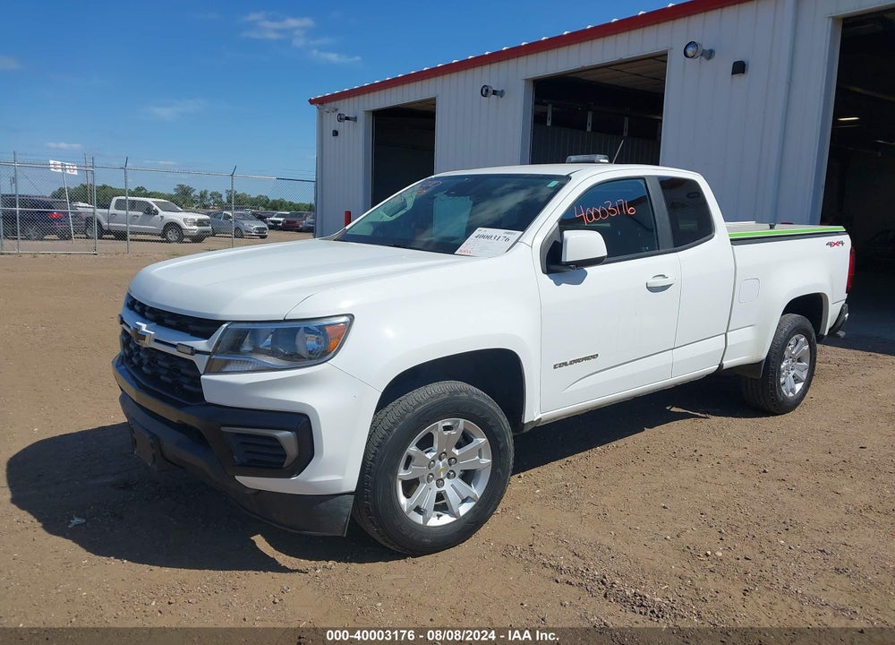 2022 CHEVROLET COLORADO 4WD LONG BOX LT VIN: 1GCHTCEA8N1217973