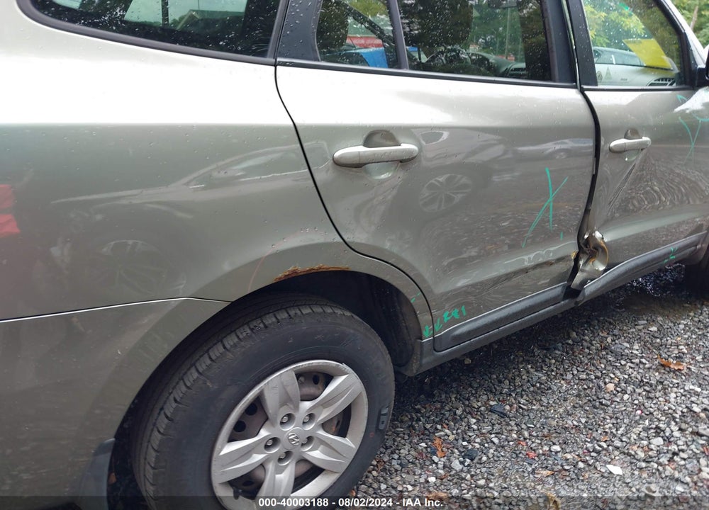 2009 HYUNDAI SANTA FE GLS VIN: 5NMSG73D39H316906
