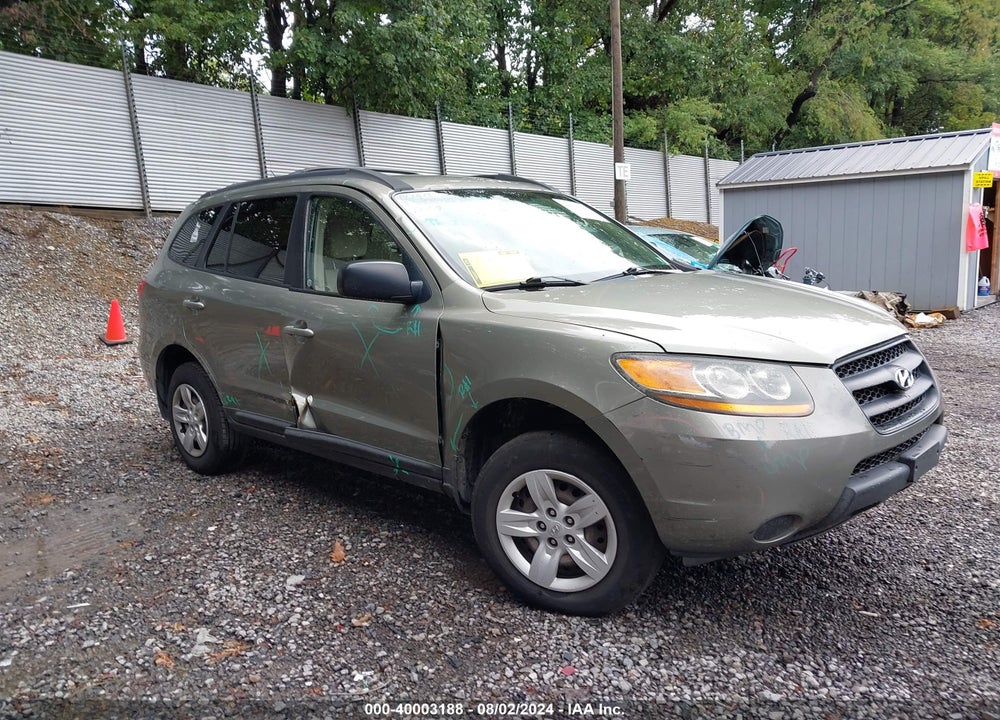 2009 HYUNDAI SANTA FE GLS VIN: 5NMSG73D39H316906