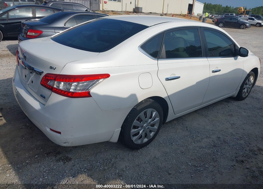 2013 NISSAN SENTRA SV VIN: 3N1AB7APXDL682268