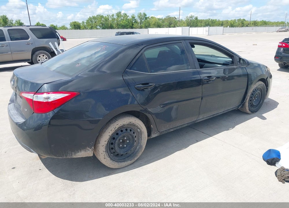 2015 TOYOTA COROLLA LE VIN: 5YFBURHE5FP362406
