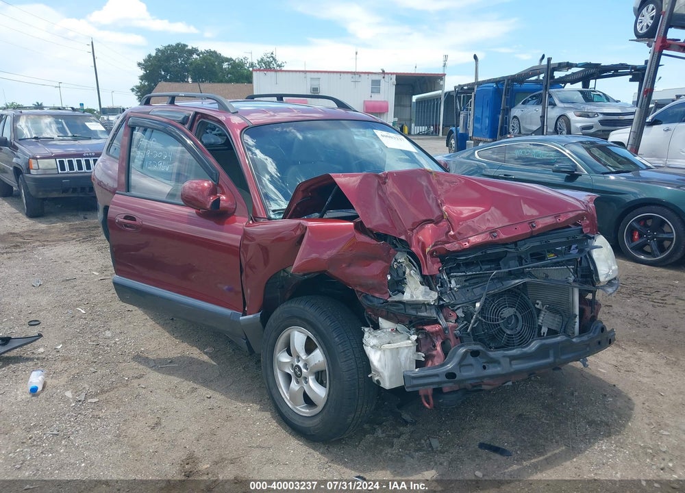 2005 HYUNDAI SANTA FE GLS/LX VIN: KM8SC13E75U939882