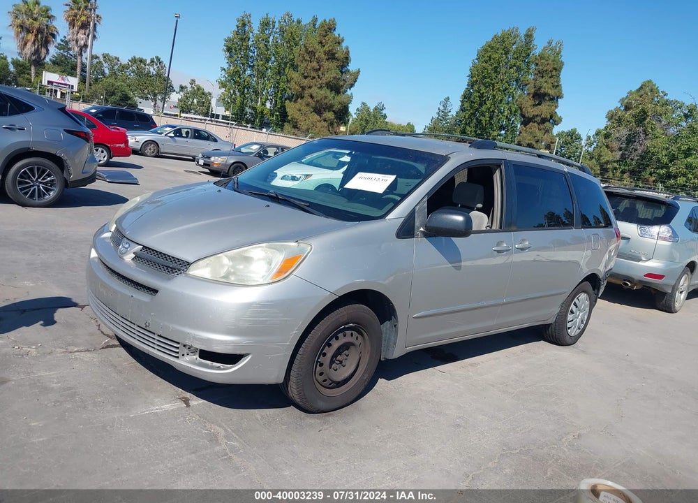 2005 TOYOTA SIENNA LE VIN: 5TDZA23C65S351795