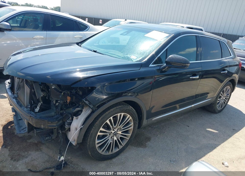 2016 LINCOLN MKX RESERVE VIN: 2LMTJ8LR3GBL27925
