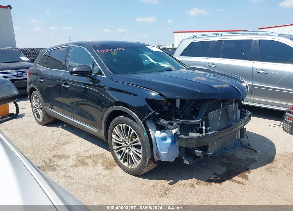 2016 LINCOLN MKX RESERVE VIN: 2LMTJ8LR3GBL27925