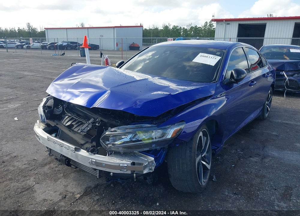 2022 HONDA ACCORD SPORT SPECIAL EDITION VIN: 1HGCV1F4XNA118641