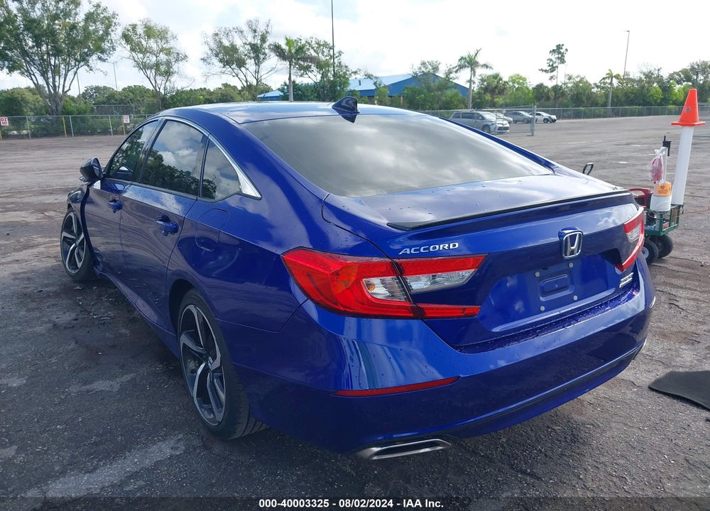 2022 HONDA ACCORD SPORT SPECIAL EDITION VIN: 1HGCV1F4XNA118641