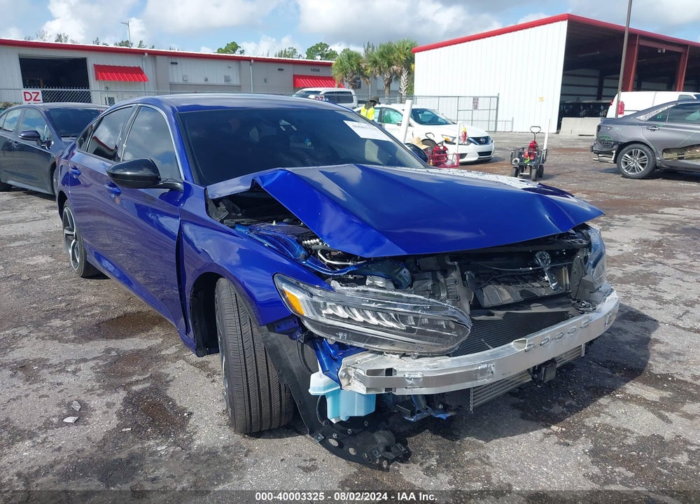 2022 HONDA ACCORD SPORT SPECIAL EDITION VIN: 1HGCV1F4XNA118641