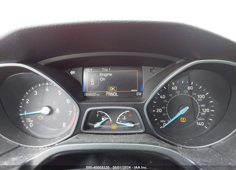 2017 FORD FOCUS SE VIN: 1FADP3K24HL225888