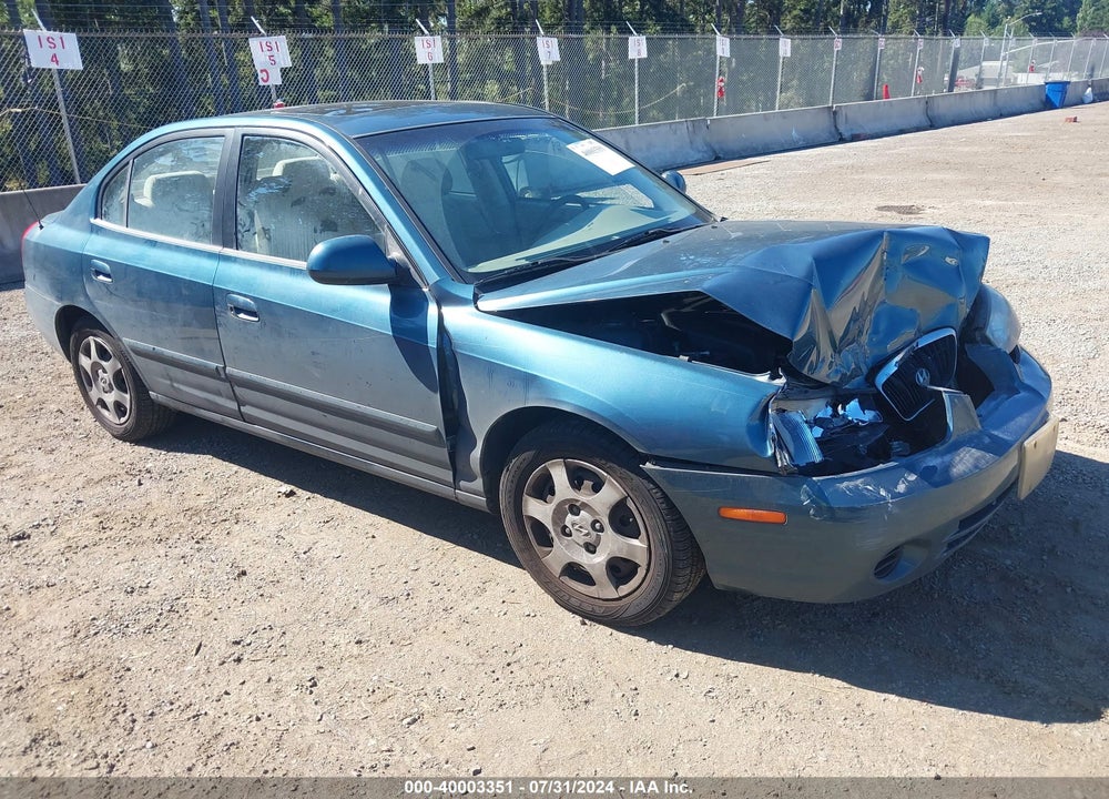 2003 HYUNDAI ELANTRA GLS/GT VIN: KMHDN45D53U587634
