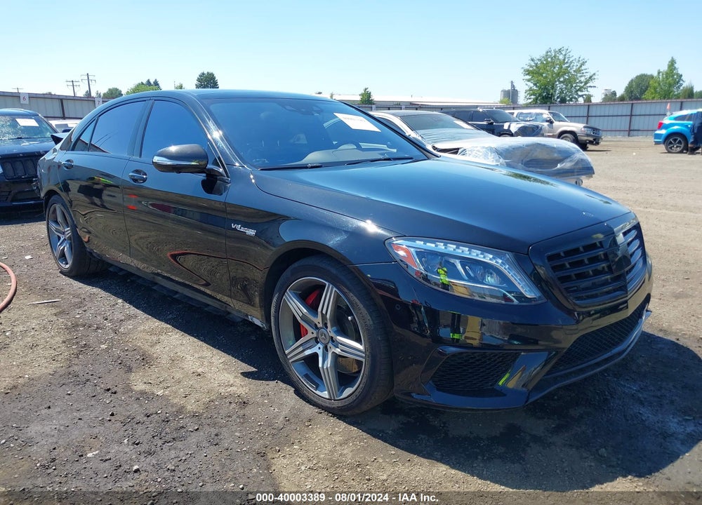2015 MERCEDES-BENZ S 63 AMG 4MATIC VIN: WDDUG7JB3FA095376