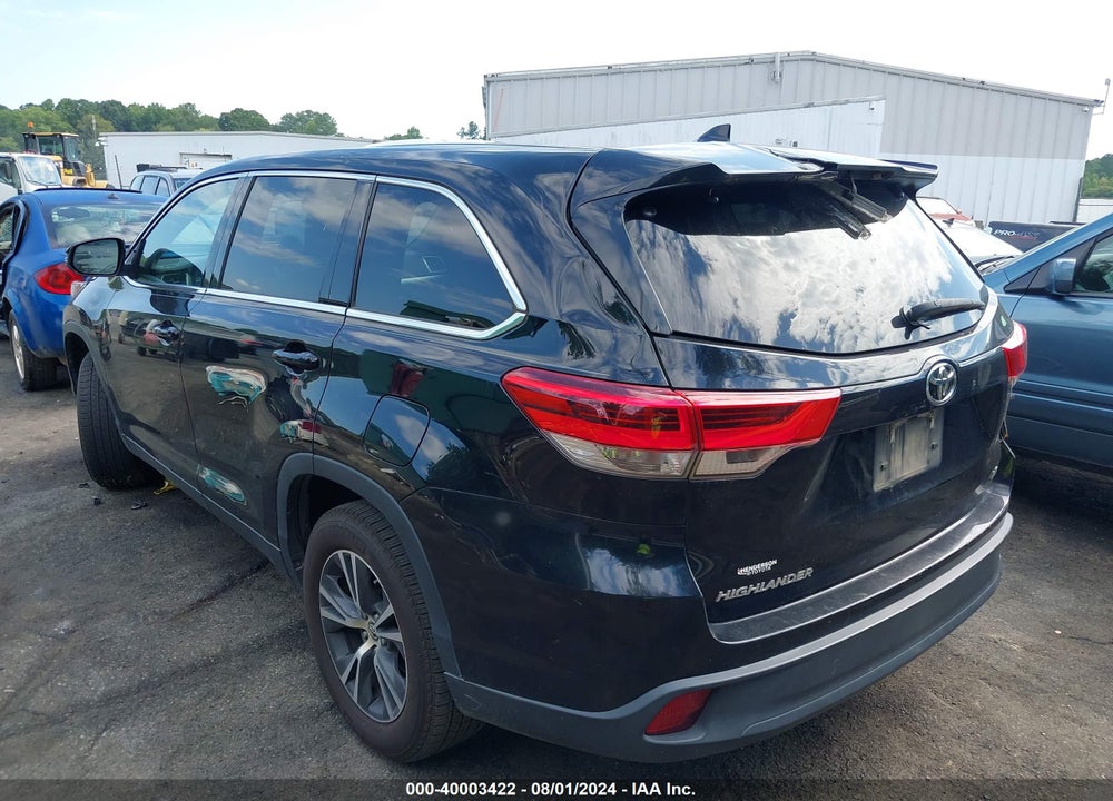2019 TOYOTA HIGHLANDER LE/LE PLUS VIN: 5TDZZRFH3KS291186