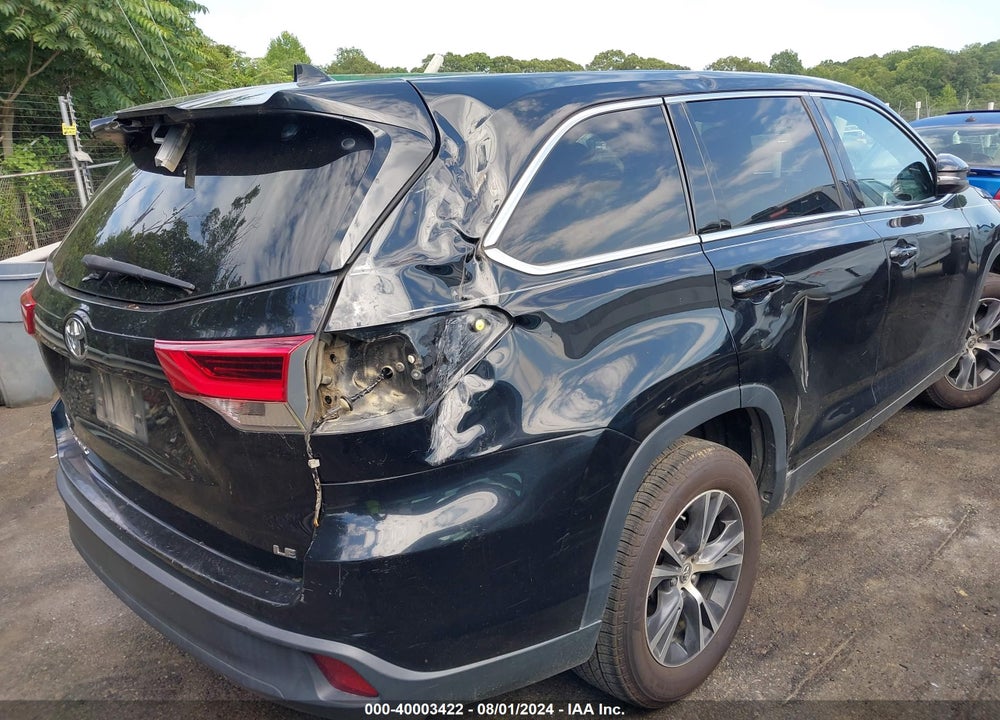 2019 TOYOTA HIGHLANDER LE/LE PLUS VIN: 5TDZZRFH3KS291186